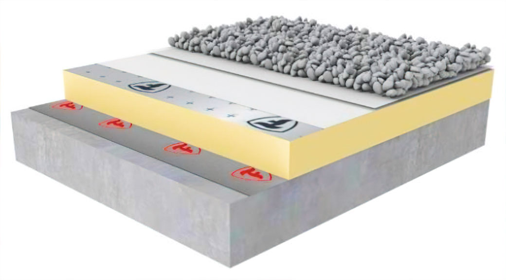 Přitěžovaný systém EPDM (Balastovaný)